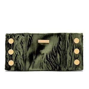 Hammitt 110 North Brushed Gold Studded Checkbook Wallet